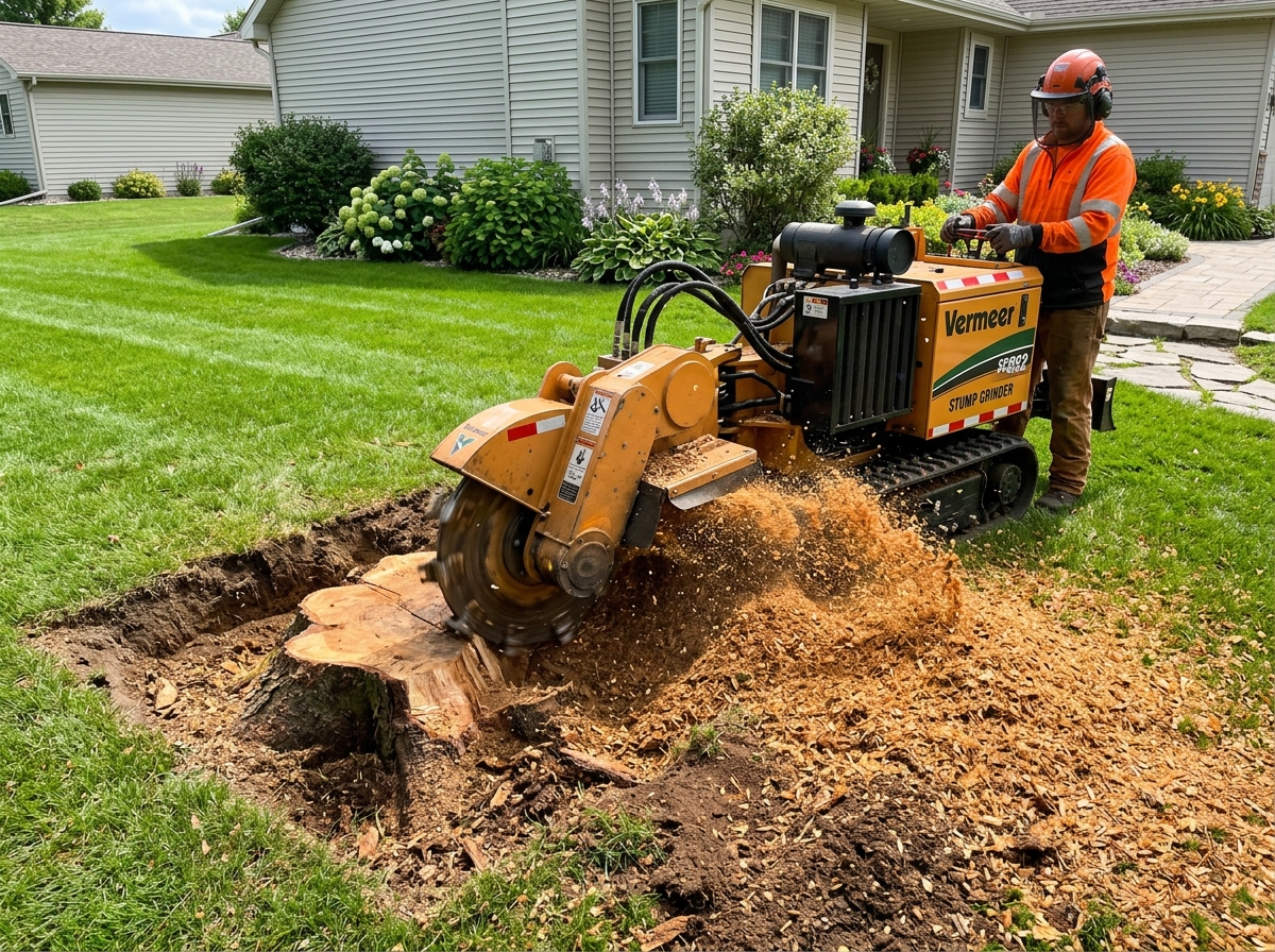 Stump Grinding Project